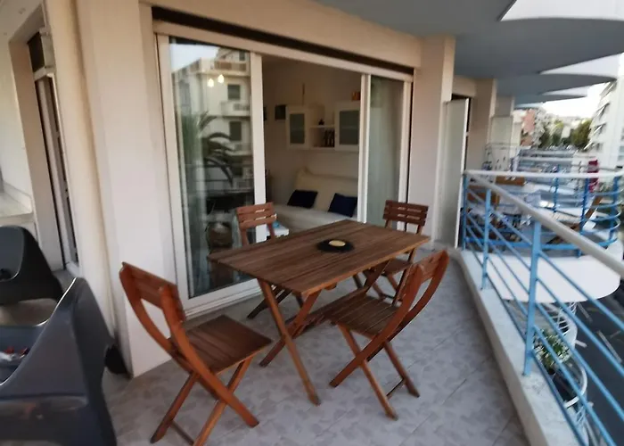 Juan-les-pins, Superbe Vue Grande Terrace Cuisine Separee