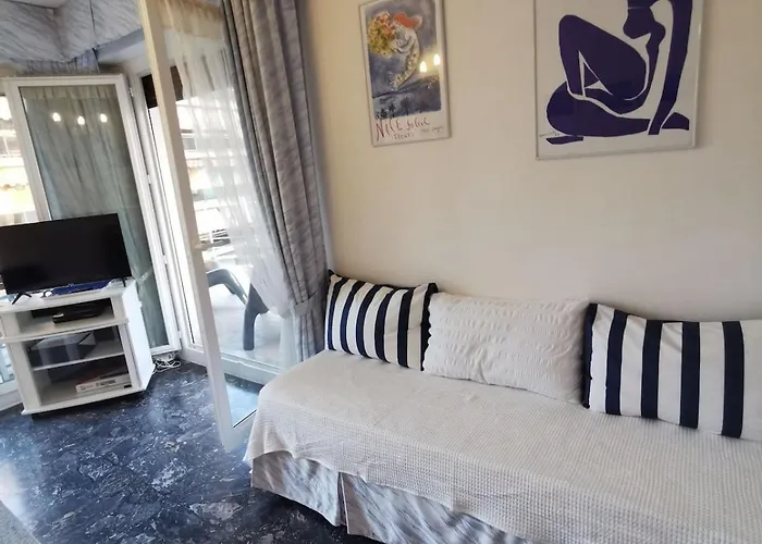 דירה Juan-les-pins, Superbe Vue Grande Terrace Cuisine Separee