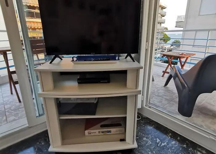 Juan-les-pins, Superbe Vue Grande Terrace Cuisine Separee דירה *