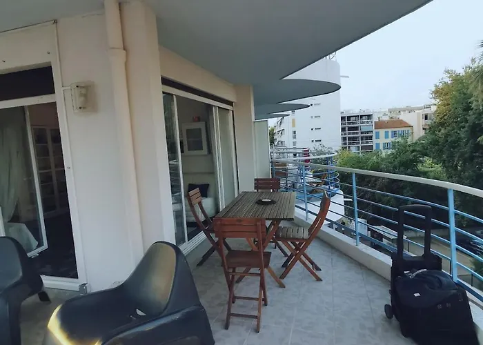 Juan-les-pins, Superbe Vue Grande Terrace Cuisine Separee