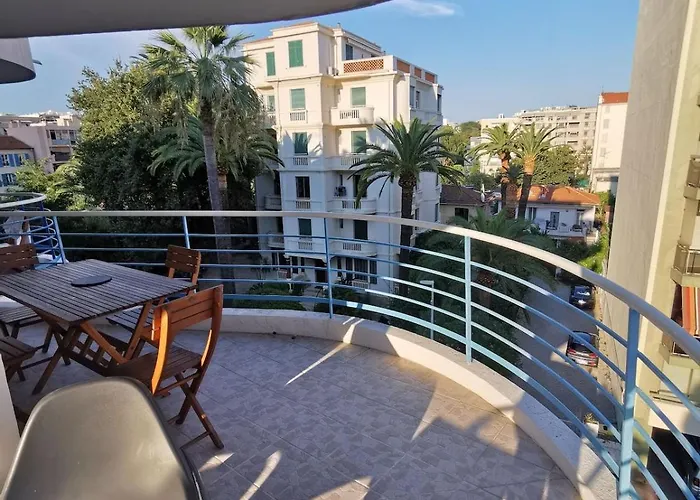 Juan-les-pins, Superbe Vue Grande Terrace Cuisine Separee *