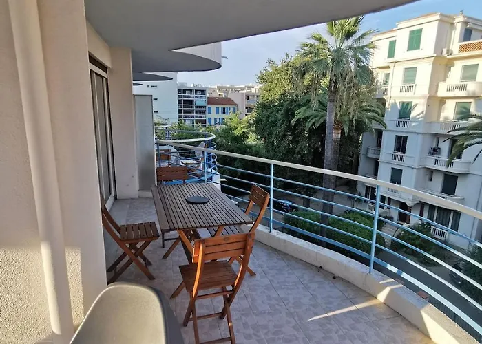 דירה Juan-les-pins, Superbe Vue Grande Terrace Cuisine Separee